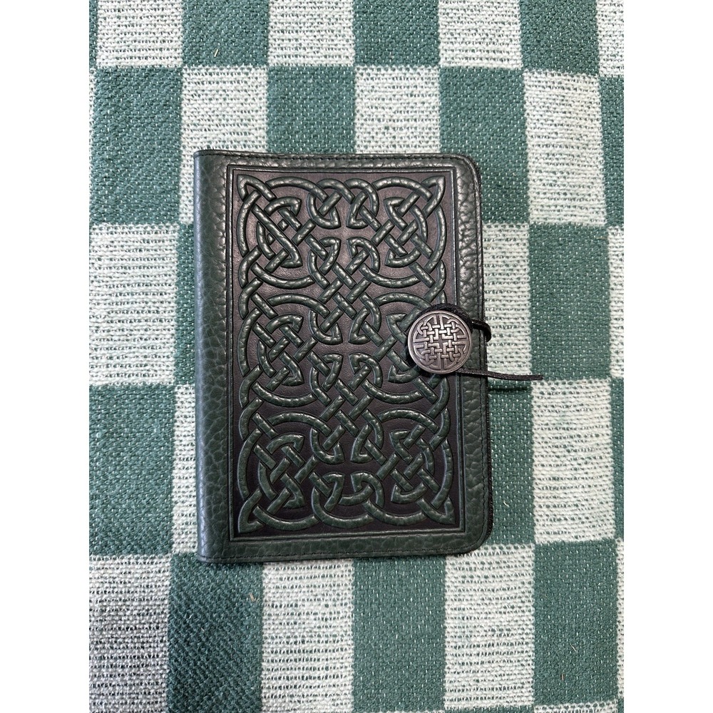Oberon Design Day-Timer Embossed Leather Celtic  7" x 5" Journal Cover